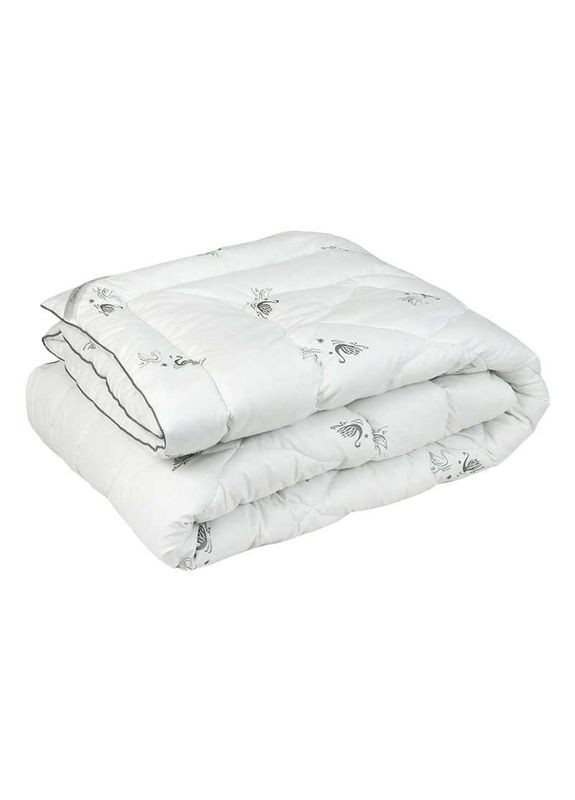 Ковдра Silver Swan штучний лебедяний пух тепла біла євро 420 гр/м2 (21314) Руно (307413817)