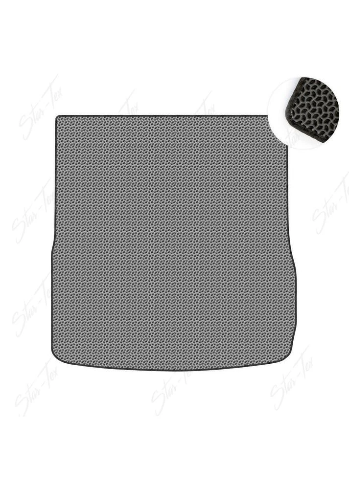 Килимок до багажника на Audi A6 C6 (2004 - 2011) універсал EVA/Крапля Сірий + Чорний Star-Tex (385105749)