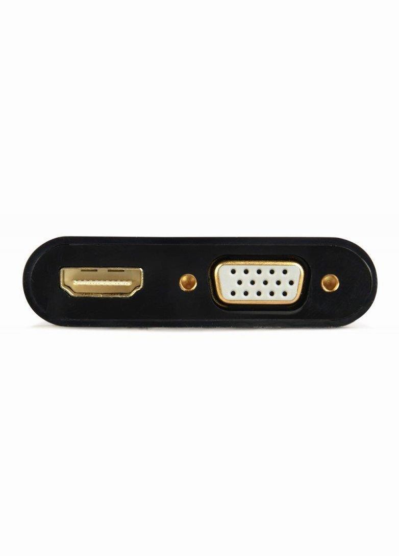 Адаптер VGA - HDMI+VGA (M/F), 0.15 м, Black (A-VGA-HDMI-02) Cablexpert (336956571)