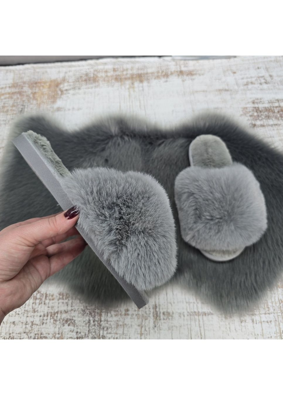Капці жіночі домашні хутряні Fashion (350879693)