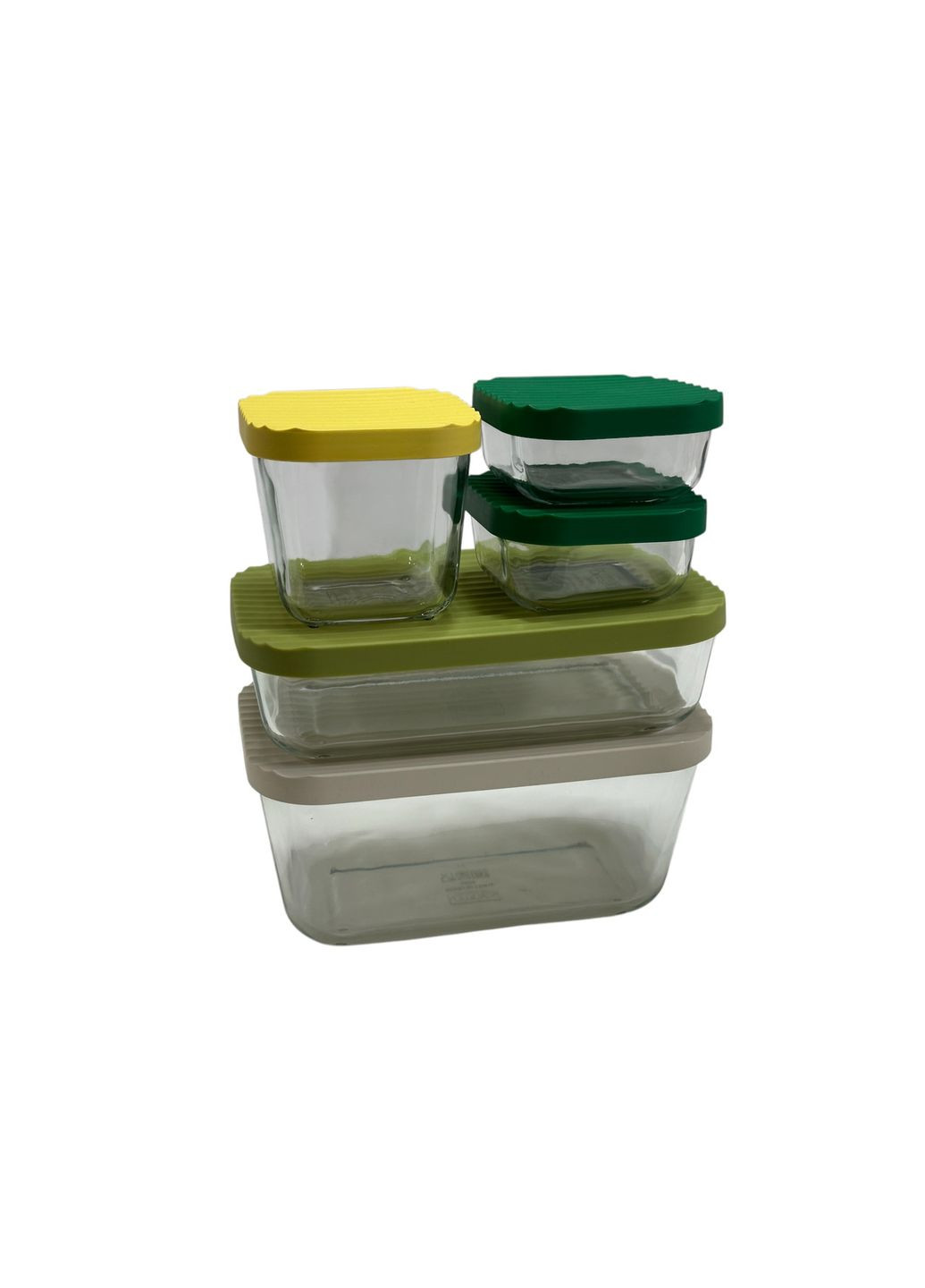 Набір скляних харчових контейнерів (5 шт) IKEA (322860722)