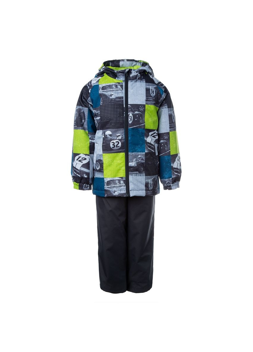 Сіра комплект rex, поліестер, р.110, сірий з салатовим () Huppa 45080014-02147-110