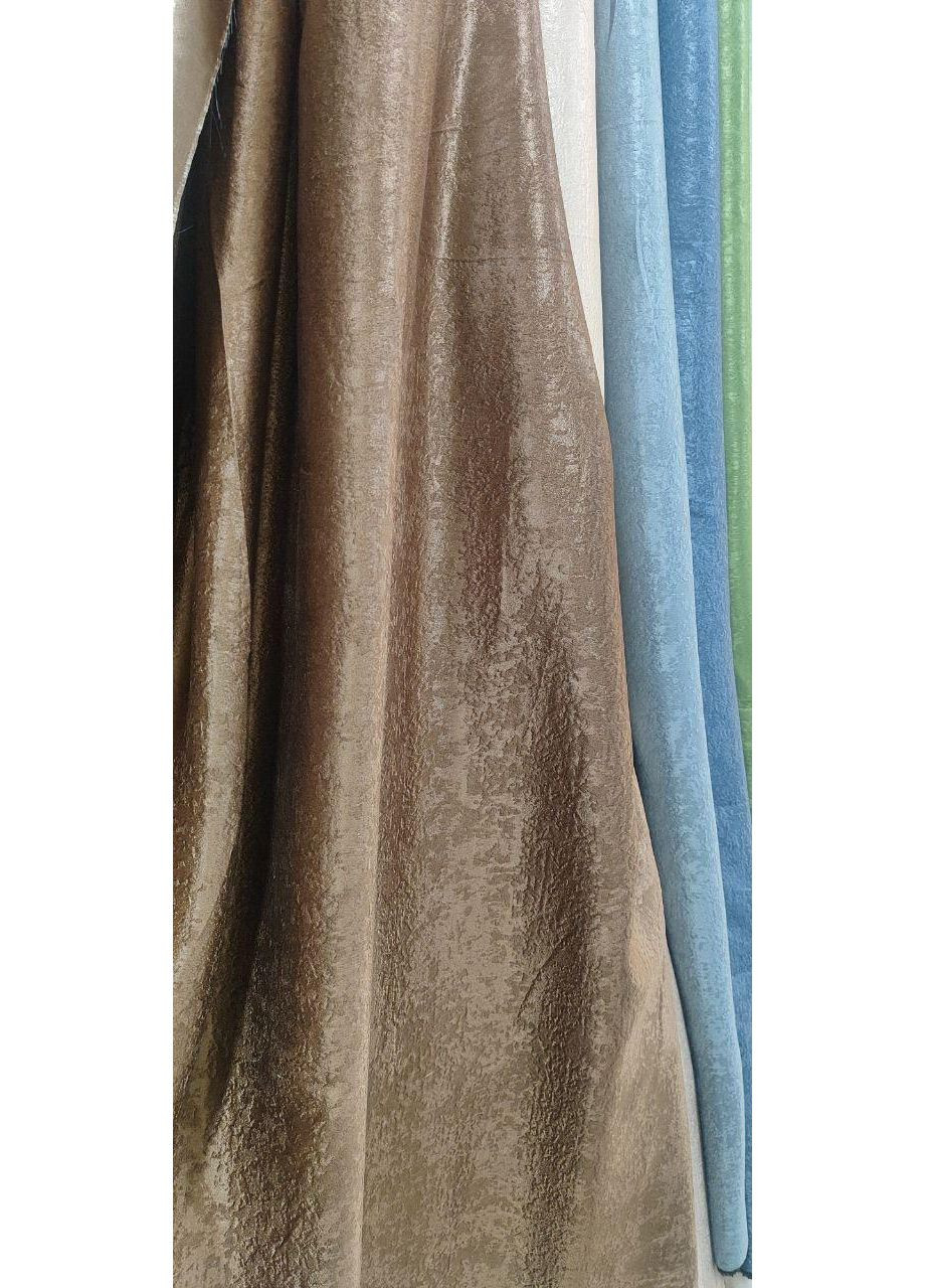 Комплект Штор Софт Блэкаут коричневый 2 шт 100х260 No Brand (353834006)