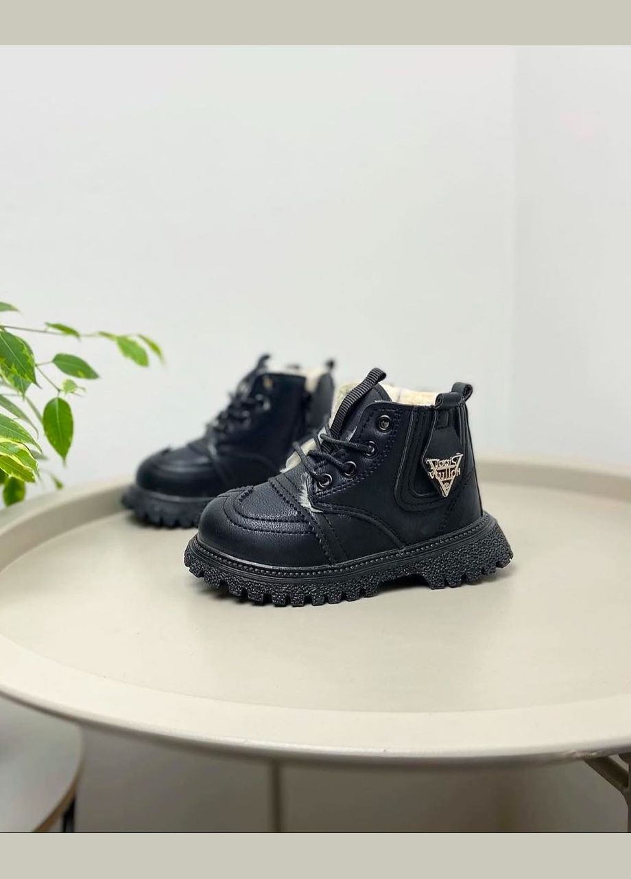 Чоботи зимові дитячі чорні 669 No Brand (315333220)