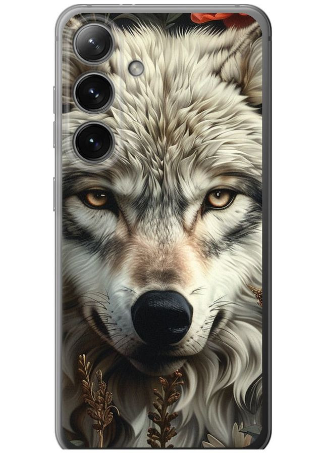 Силіконовий чохол 'Вовчий погляд' для Endorphone Samsung Galaxy S24 (286763439)