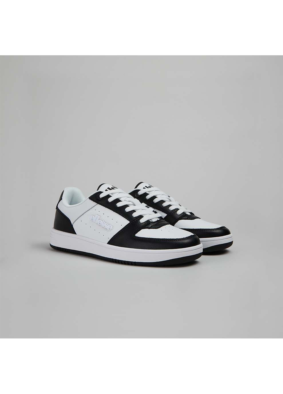 Цветные демисезонные мужские кроссовки panaro cupsole белый черный Ellesse