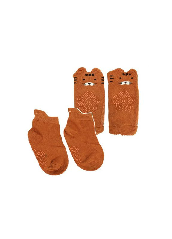 Дитячий набір наколінники і шкарпетки "Тигр" MGZ-0649(Orange) Mega Zayka (317044738)