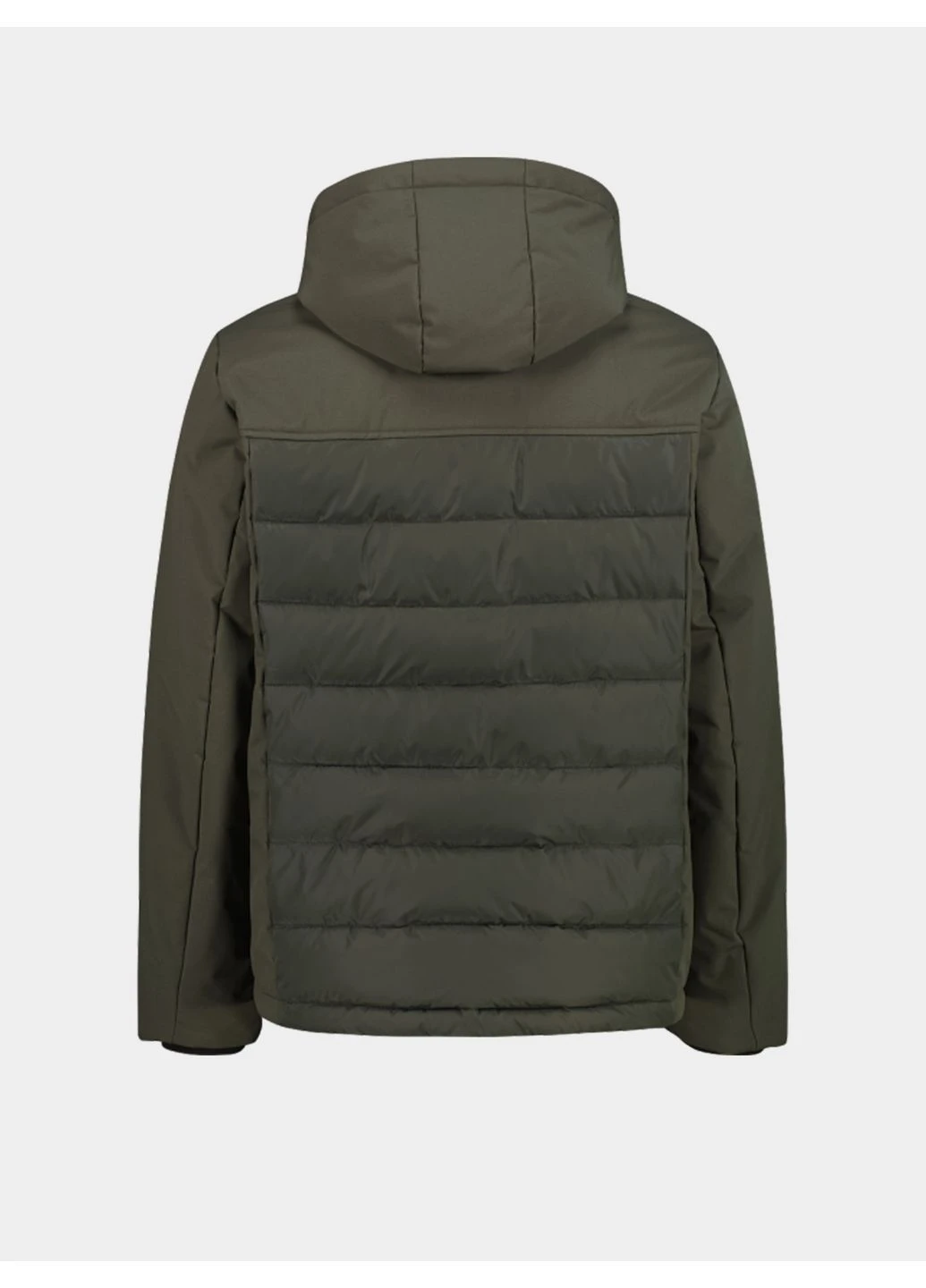 Оливкова демісезонна куртка zip hood feel warm olive 34k0147-f905 CMP