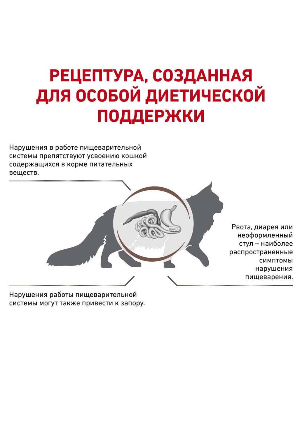 Дієта Gastrointestinal Fibre Response для котів, що страждають на запори 4 кг Royal Canin (286472560)