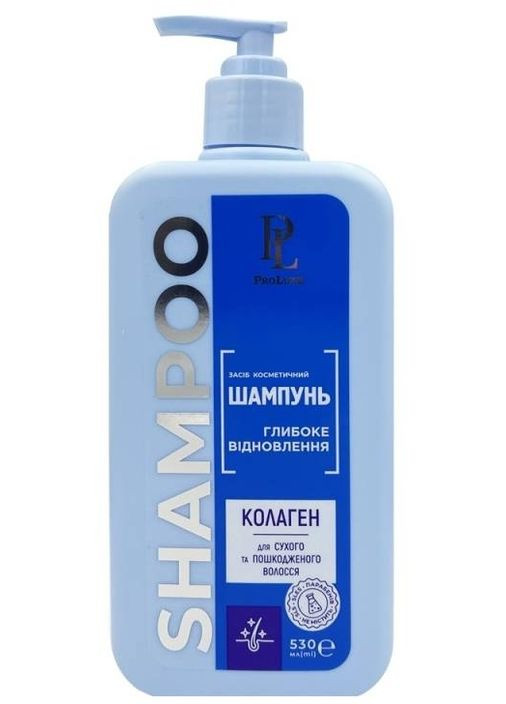 Шампунь "Глибоке відновлення" з колагеном для сухого та пошкодженого волосся, з дозатором 1000ml (1491836-30555379) ProLuxe (369562761)