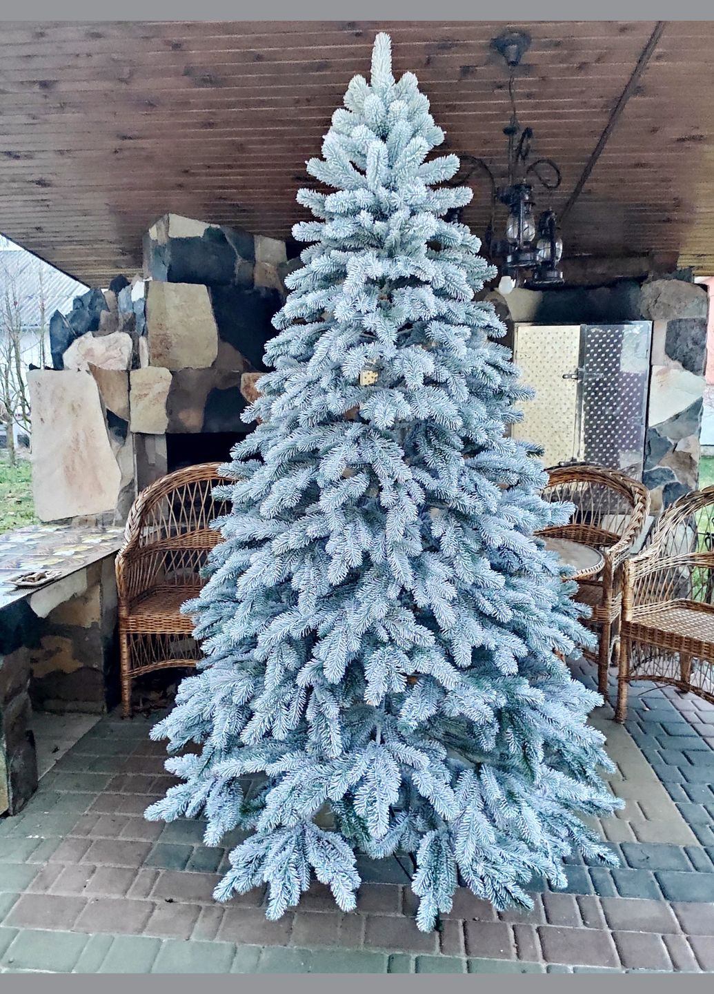 Елка "Элитная" заснеженная - 250 см No Brand (307827555)