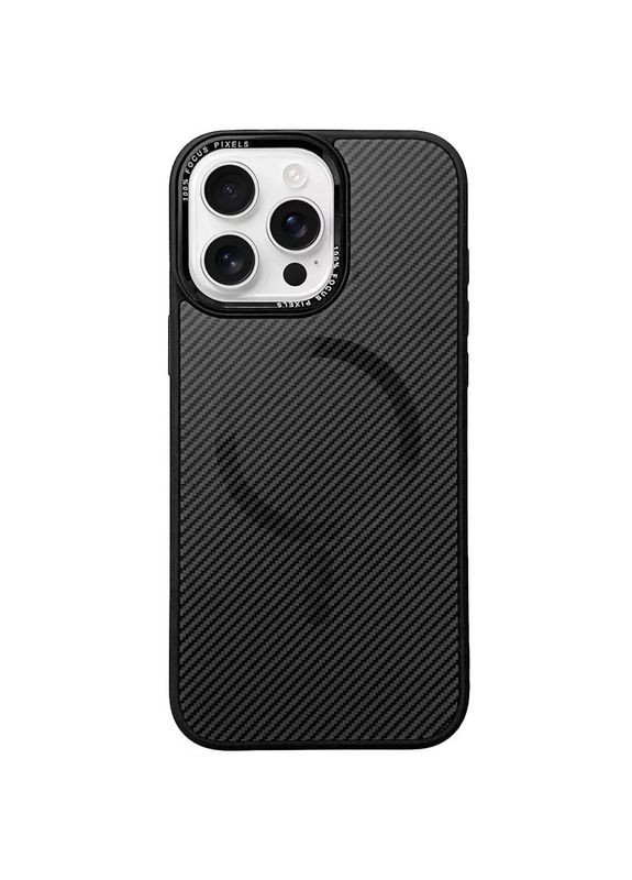 Чохол TPU+PC Carbon Mirage with MagSafe для Apple iPhone 13 Pro Max Black No Brand (345636734)