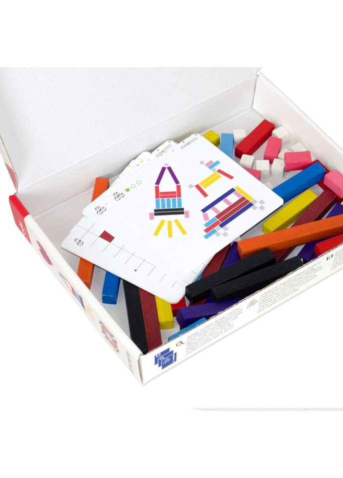 Учебный набор "Палочки для счета Кюизенера" 900385, 56 деталей Igroteco (365640112)