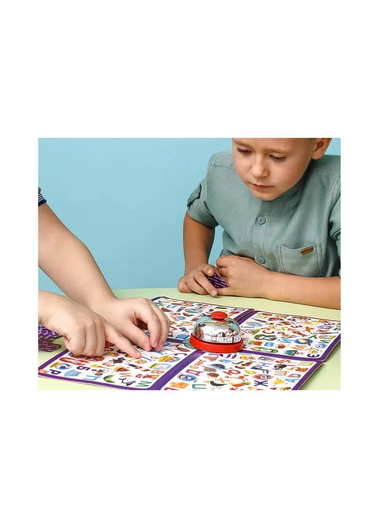 Настольная игра "Гострое око. Азбука" с звонком для детей от 9 лет VladiToys в ассортименте VT8010-14 Vladi toys Нас0732 (370653654)