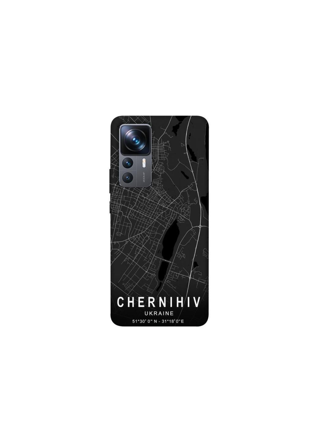 Чохол на Xiaomi 12T / 12T Pro Chernihiv map Frontalka (365303375)