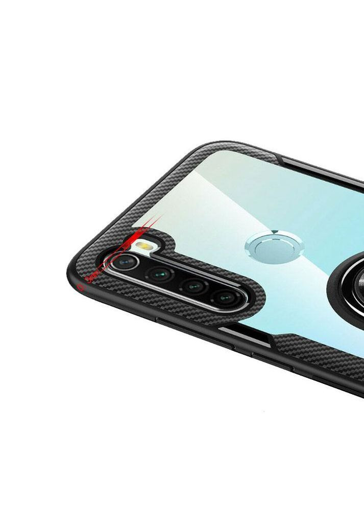 Чехол Ring Magnetic Stand для Xiaomi Redmi Note 8 - Black Primolux (262296741)