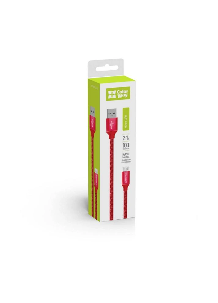 Кабель USB-MicroUSB, 1м Red Colorway (339085029)