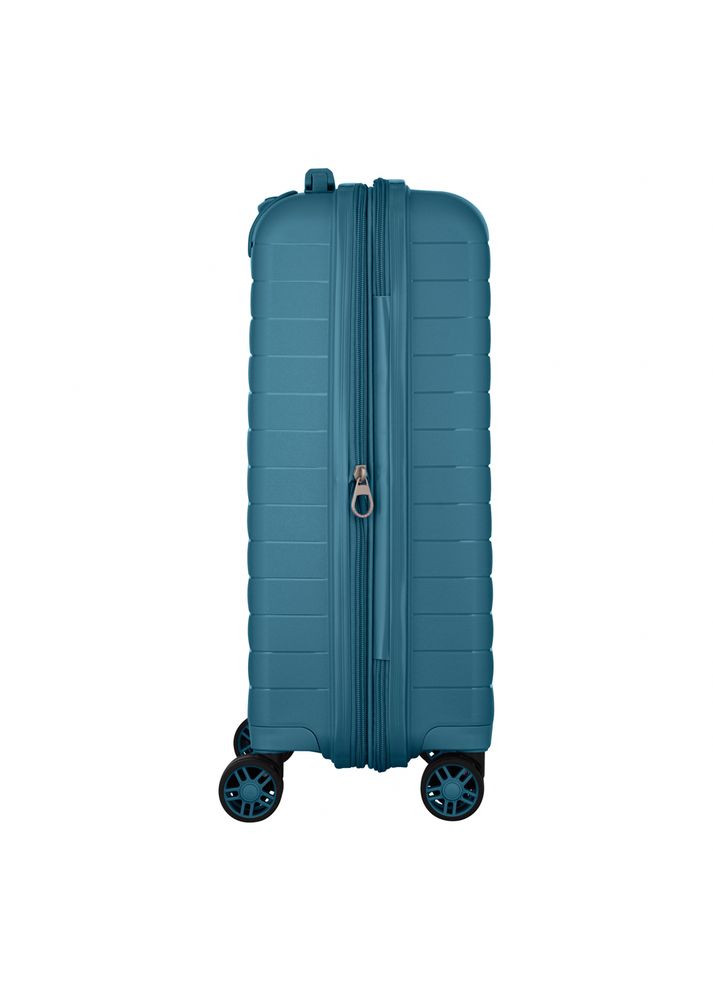 Валіза, Aero, поліпропілен, мала, 35/44 л, TSA, 4 колеса, EXP, синій 2E (370618060)