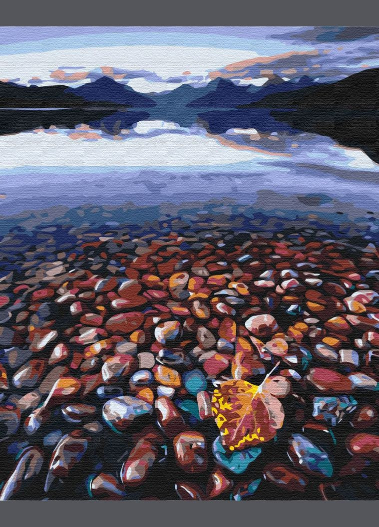 Картина по номерам Каменный берег Пейзаж море Рисунки на холсте BS3843 Brushme (308987769)