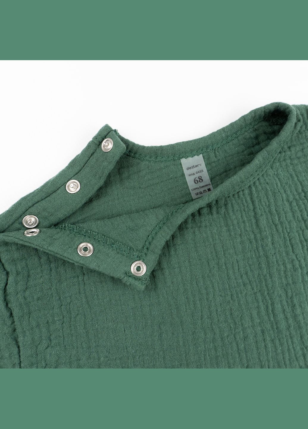 Зелений демісезонний костюм дитячий шорти та футболка emerald зелений dexter's