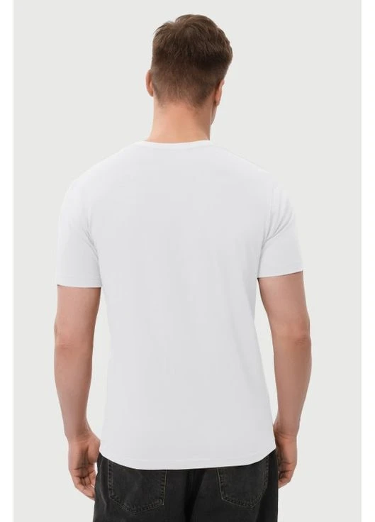 Біла футболка чоловіча класична black з коротким рукавом Taboo clothing company