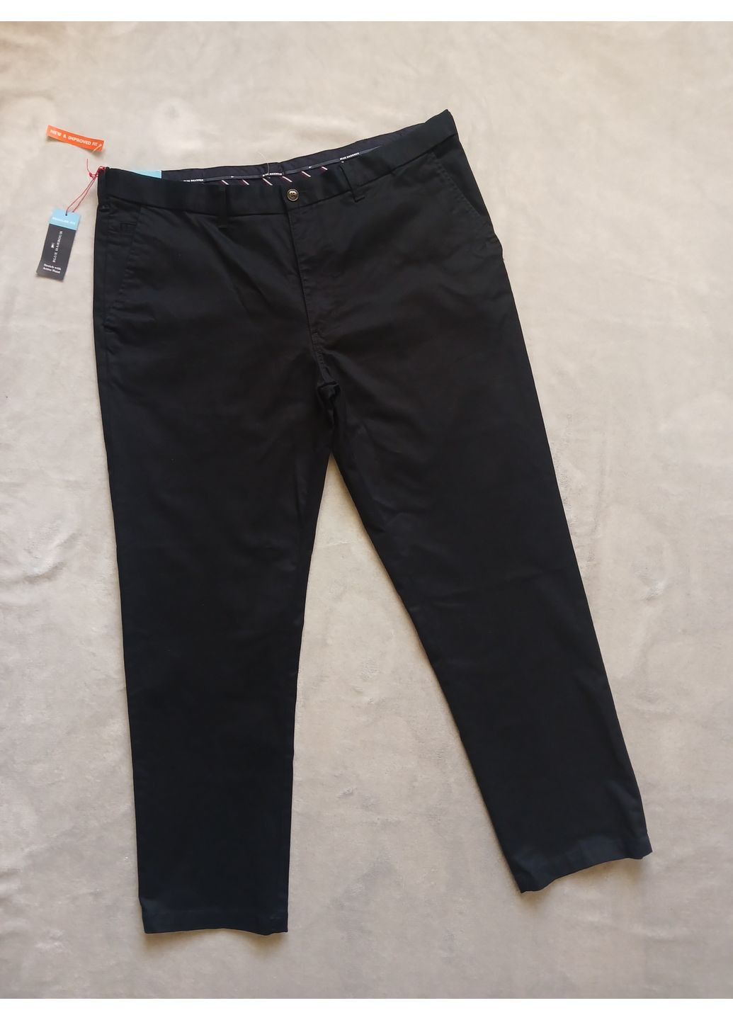 Темно-синие прямые брюки Marks & Spencer