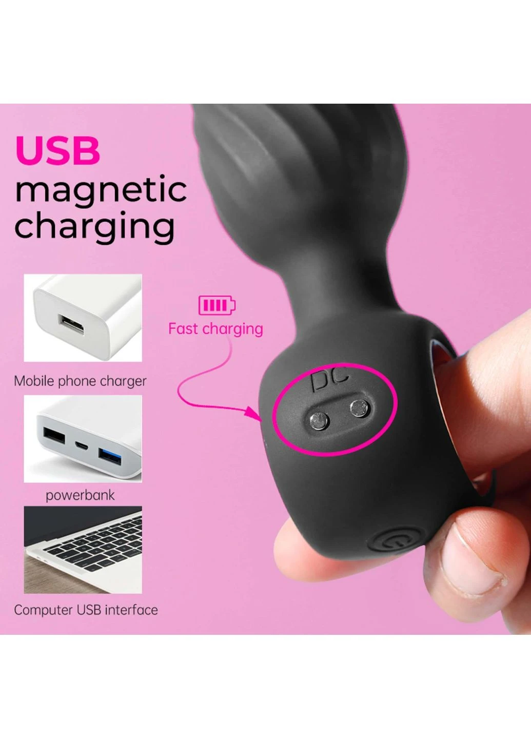 Анальна пробка Cute Aisi Twisting Anal Plug B Series (397058203)