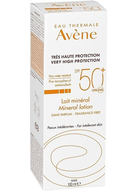 Сонцезахисний лосьйон з мінеральним екраном Very High Protection Mineral Lotion SPF 50+ 100ml (345969-31021673) Avene (368610006)