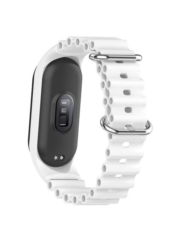 Ремінець Ocean Band для Xiaomi Mi Band 3/4/5/6/7 White No Brand (361078169)