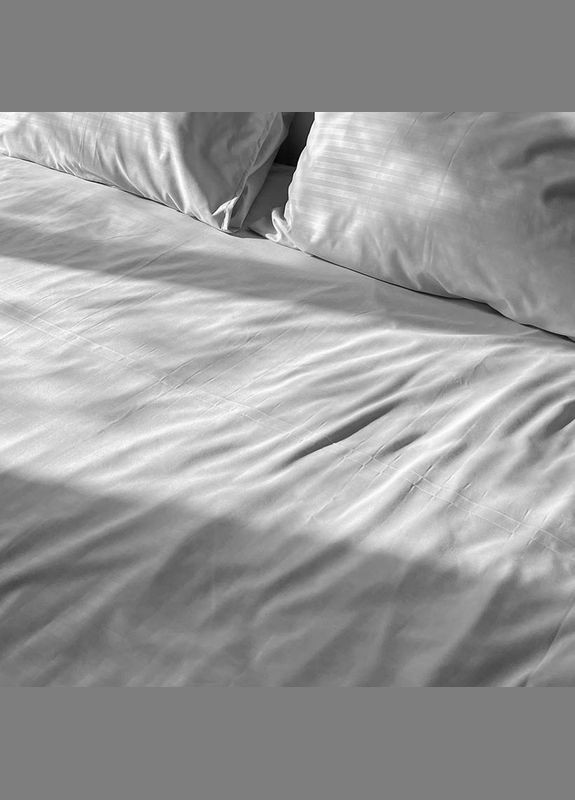 Комплект наволочок Fiber White Stripe мікрофібра 50х70 см 2 шт білий (94361230) Emily (282922972)