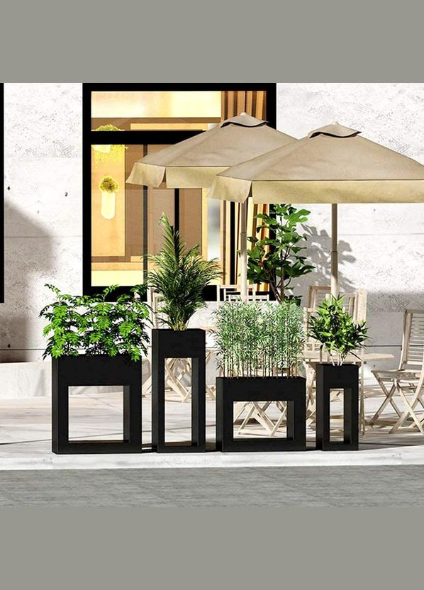 Кашпо на стійці з дерева Фредріка 100х40 венге (КШС-145812) No Brand (328450331)