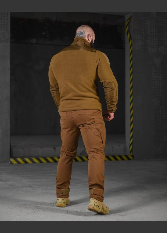 Тактический демисезонный костюм штаны + кофта койот No Brand