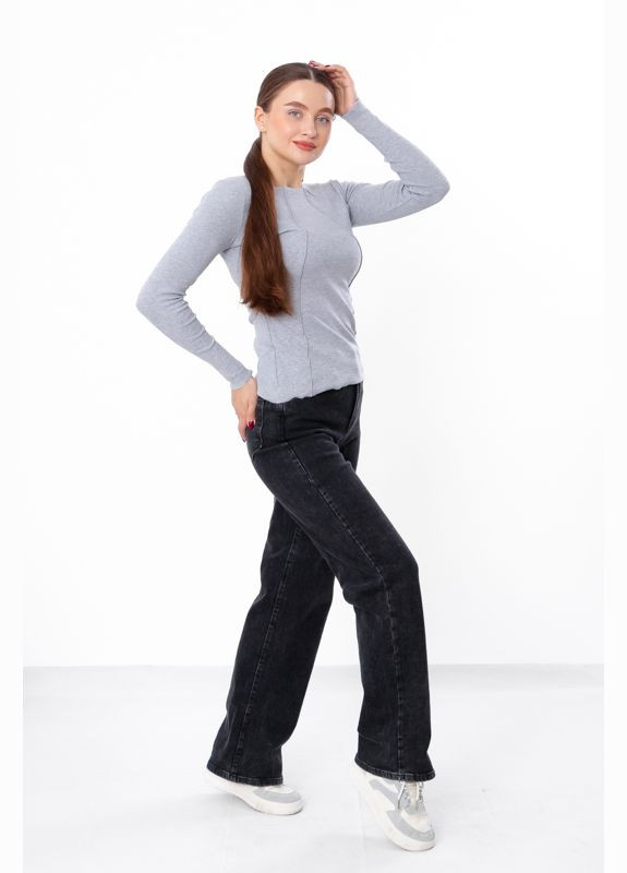 Серая демисезонная джинсы женские (демисезон) (p-16120) Носи своє