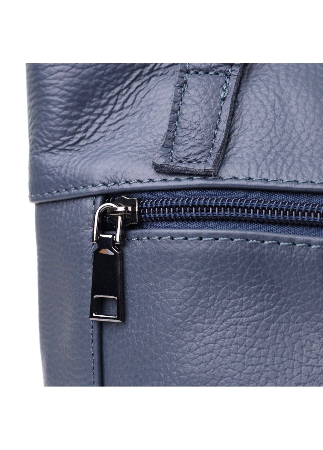 Красива сумка жіноча з натуральної шкіри 22995 Синій Vintage (361401120)
