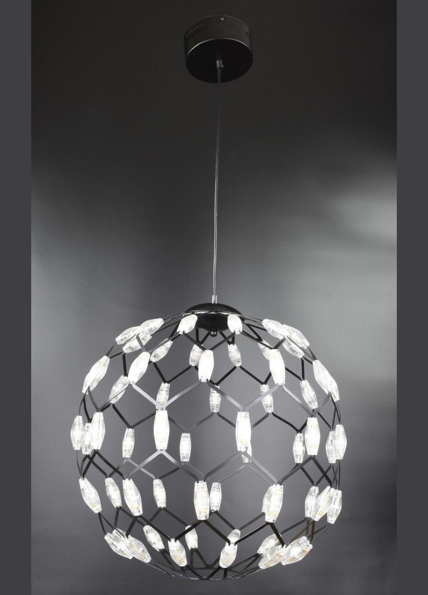 Люстра світлодіодна підвісна LED світильник для квартири на стелю лед 26278 Чорний 65-250х50х50 см. Sunnysky (364501311)