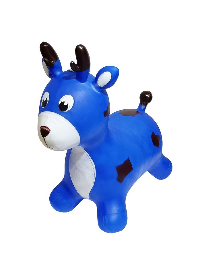 Детская игрушка-прыгун "Олень" RB2519 музыка, свет Синий Bambi (333980896)