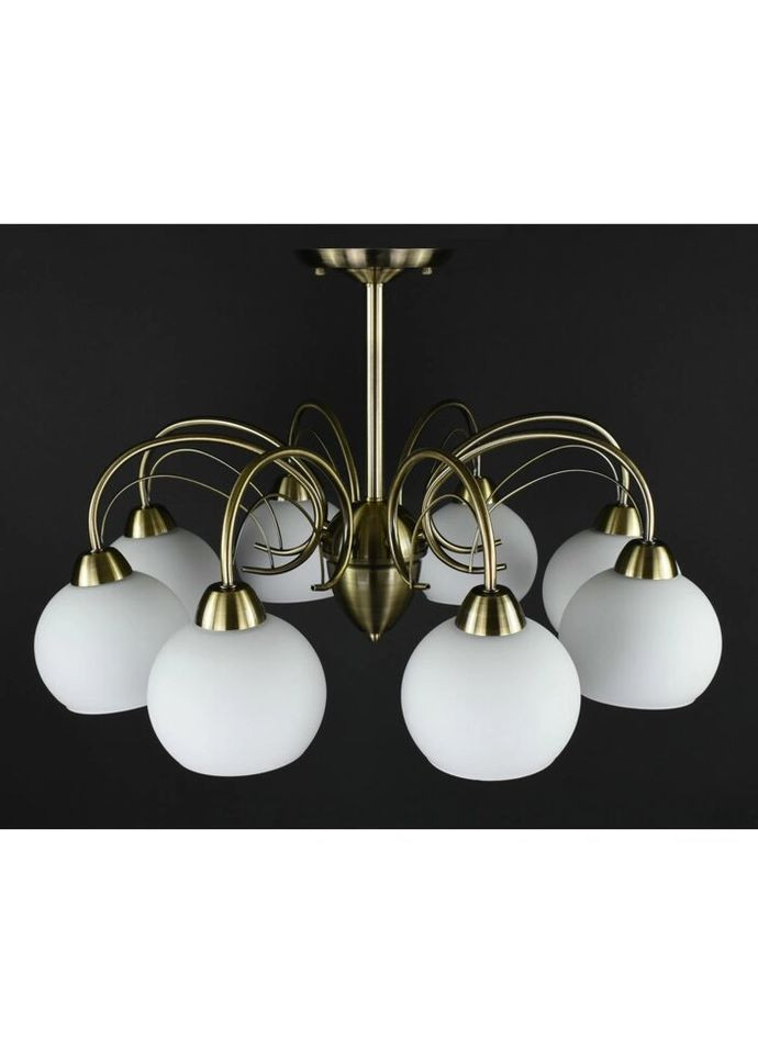 Люстра потолочная на 8 лампочек 27275 Бронза 40х62х62 см. Sunnysky (324395750)