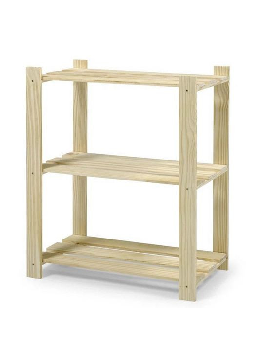 Стелаж кухонний з дерева Вендел 3 бланже (СТА-302301) No Brand (327846232)
