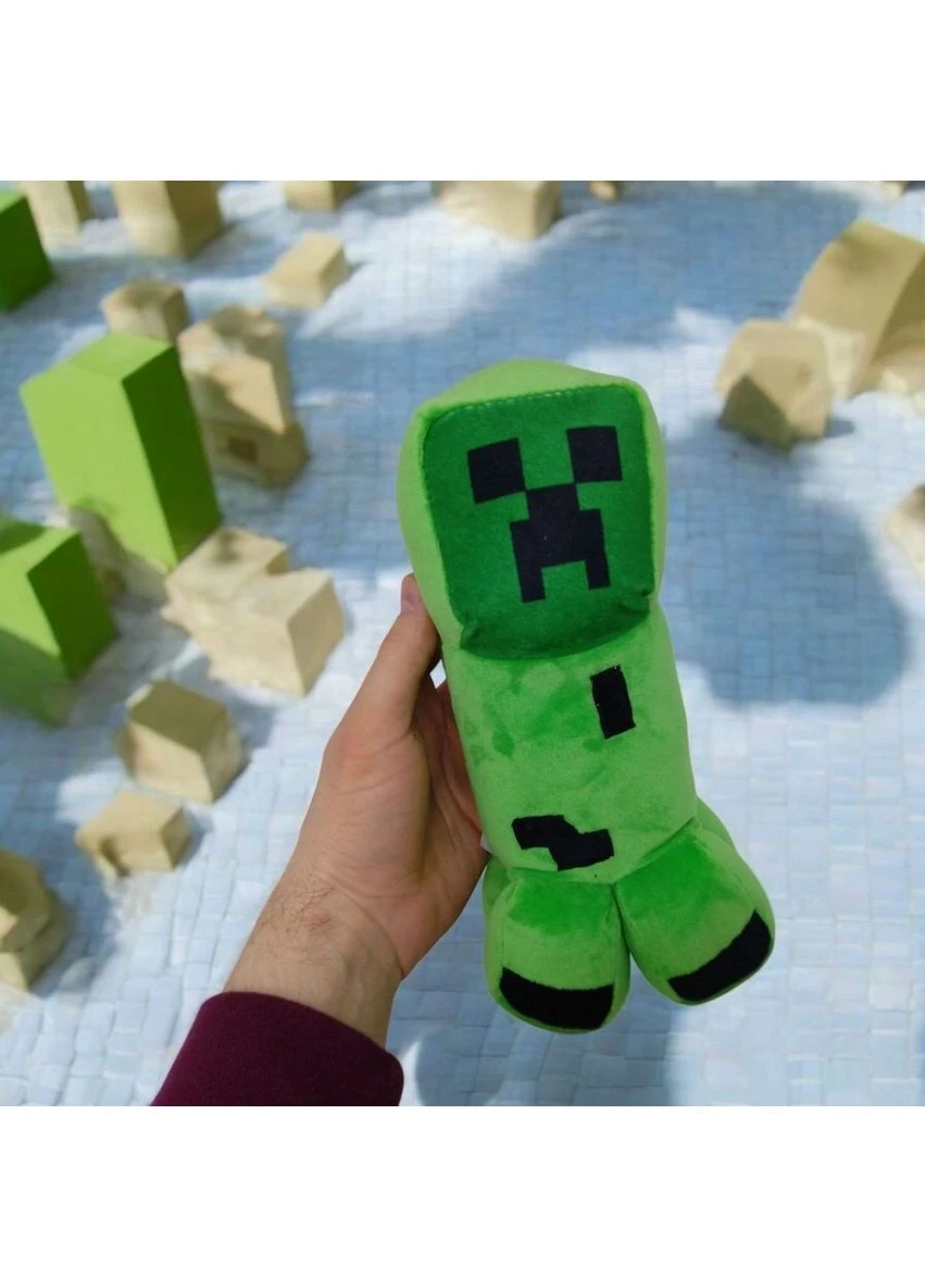 Мʼяка іграшка Майнкрафт/minecraft - Кріпер 23 см Копиця (380731284)