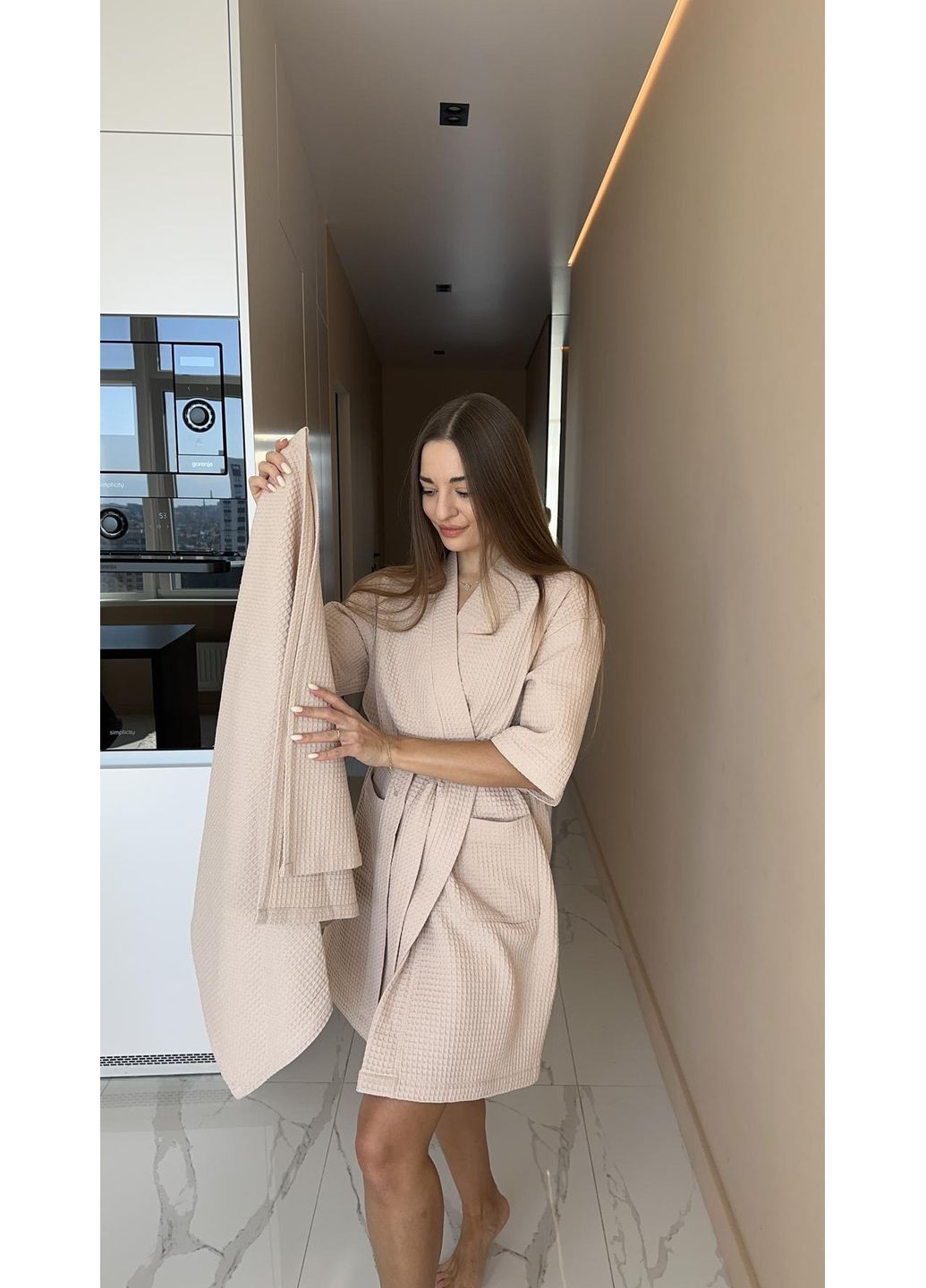 Жіночий Подарунковий набір "Belezza" від, халат та рушник Cosy (365754936)