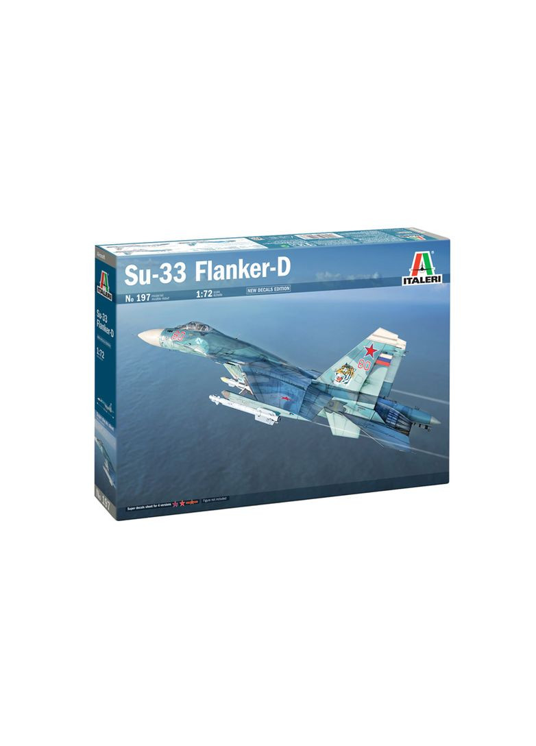 Збірна модель 1:72 Винищувач SU-27D SEA FLANKER (IT0197) Italeri (365589969)