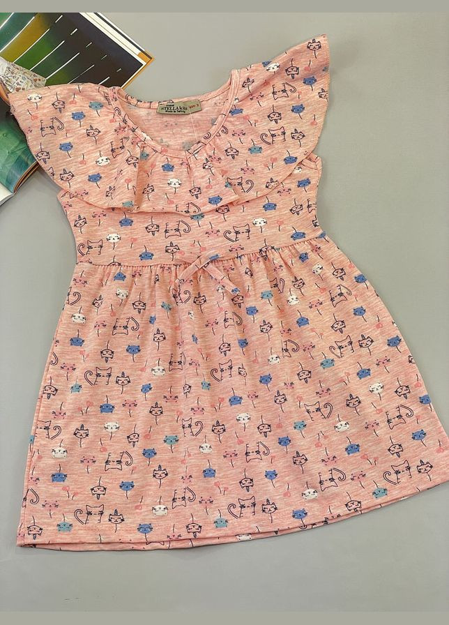 Персикова сукня для дівчинки Stella kids (293245766)