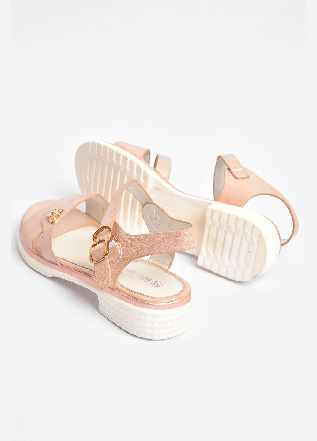 Босоніжки для дівчинки рожевого кольору Let's Shop (331600708)