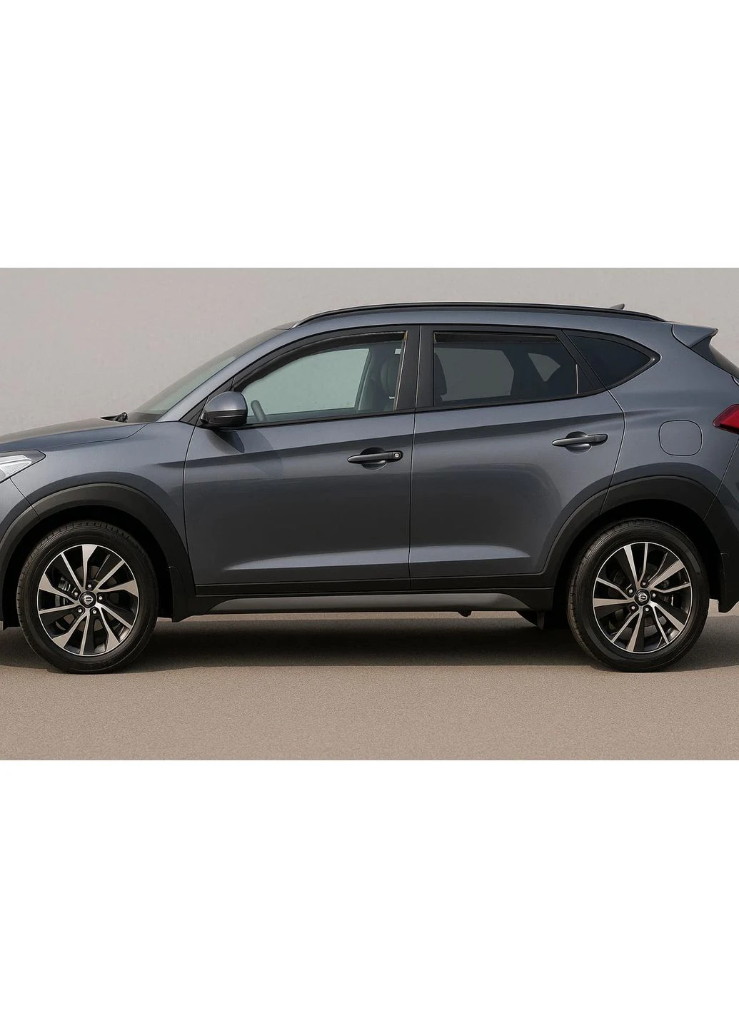 Вставные ветровики Luxury (4 шт) для Hyundai Tucson TL 2016-2021 гг Niken (389782807)