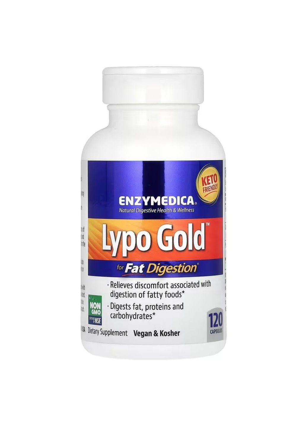 Комплекс для Перетравлення Жиру Lypo Gold - 60 капсул Enzymedica (293965319)