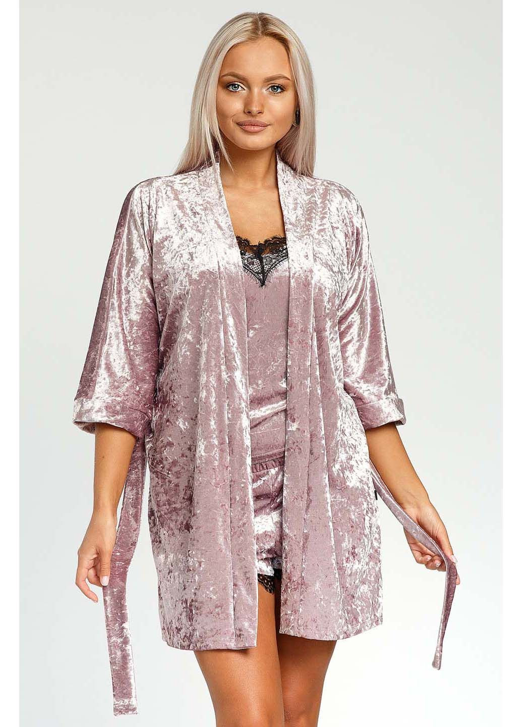 Рожева піжамний комплект Ghazel