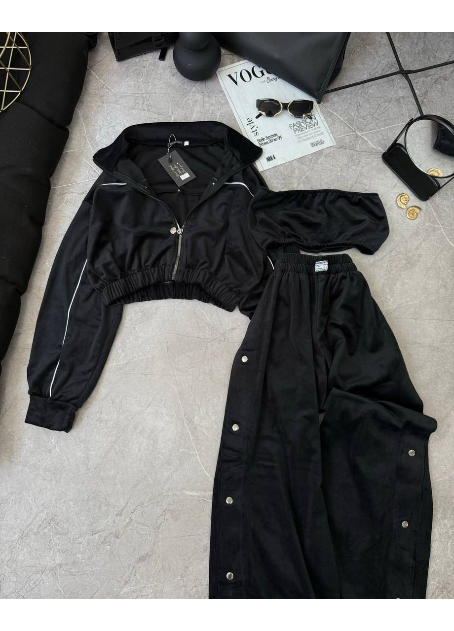 Велюровый костюм тройка Україна (349817936)