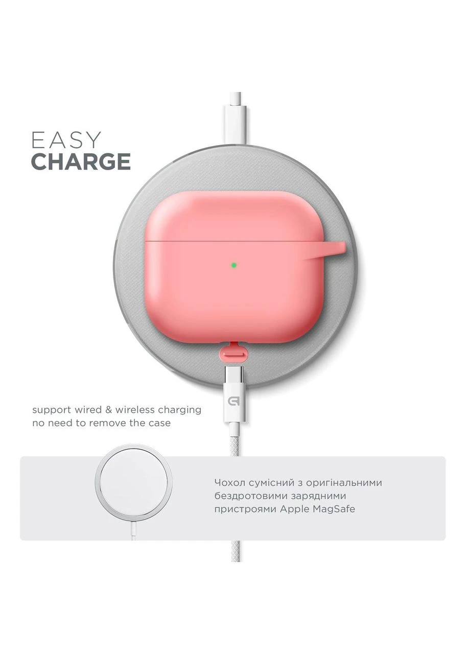 Чохол Hang Case для Apple Pink (ARM60320) KLB ArmorStandart AirPods 3 (390064381)