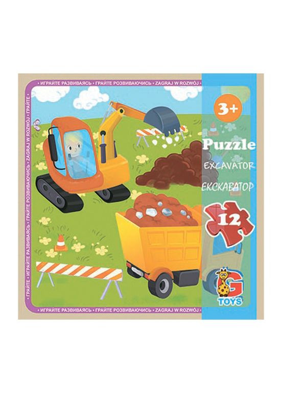 Пазли дитячі "Транспорт" LT07, 12 елементів G-Toys (304405843)