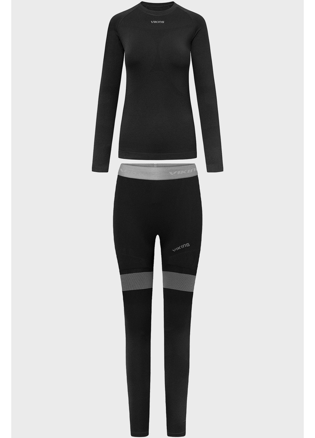Комплект термобелья Volcanica женский черный/серый - 500/24/5025-0908 Viking (358497794)